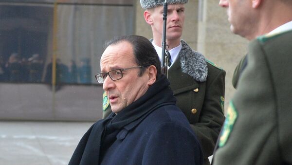 Президент Франции Франсуа Олланд в Минске