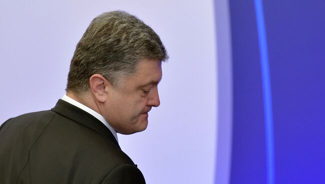 Президент Украины Петр Порошенко на саммите лидеров ЕС в Брюсселе