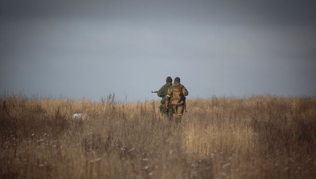 Ополченцы в Донецкой области. Архивное фото