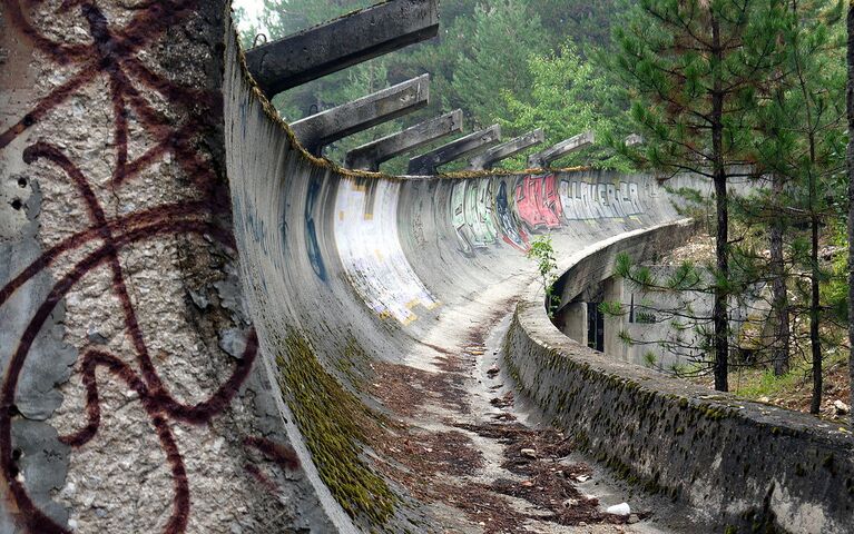 Бобслейная трасса в Сараево