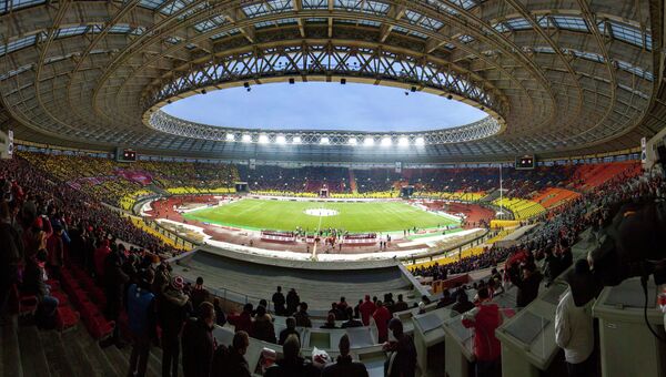 Арена Лужники перед началом матча 35-го тура Чемпионата России по футболу