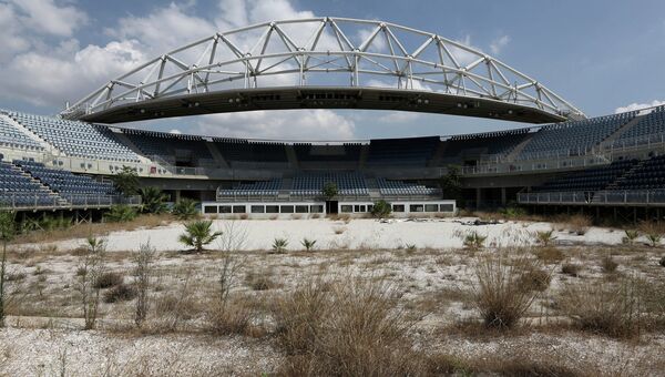 Олимпийский стадион для пляжного волейбола в Афинах