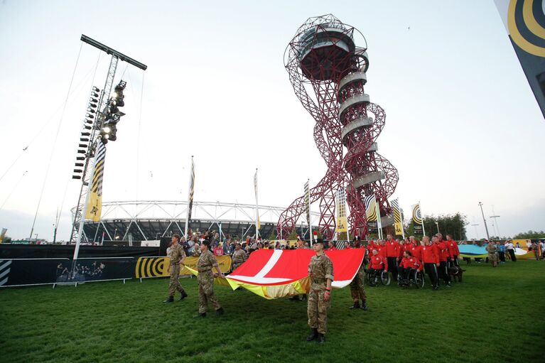 Церемония открытия Invictus Games в Олимпийском парке имени королевы Елизаветы II в Лондоне