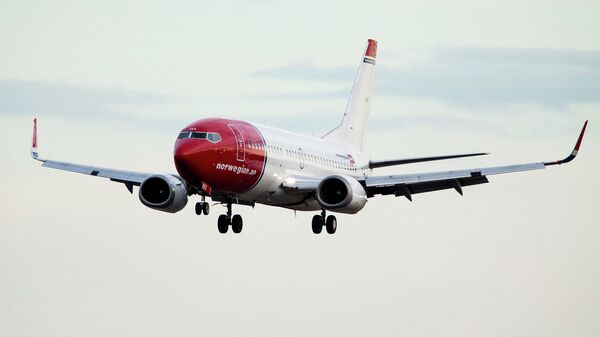 Самолет авиакомпании Norwegian