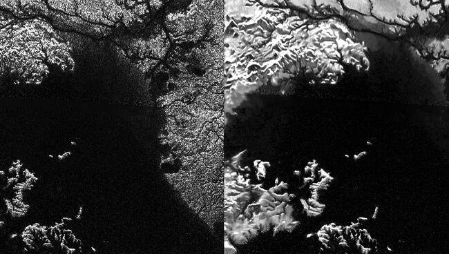 Слева – необработанное изображение, справа – фотография, очищенная от зернистости