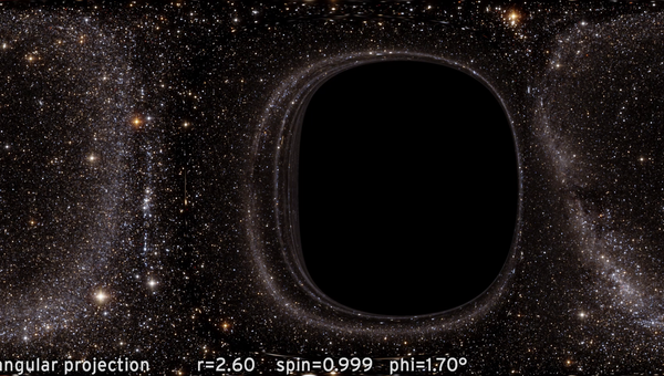Черная дыра из Interstellar