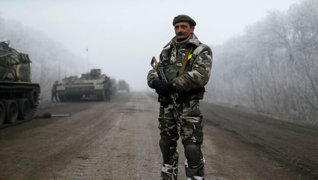 Украинские силовики. Архивное фото