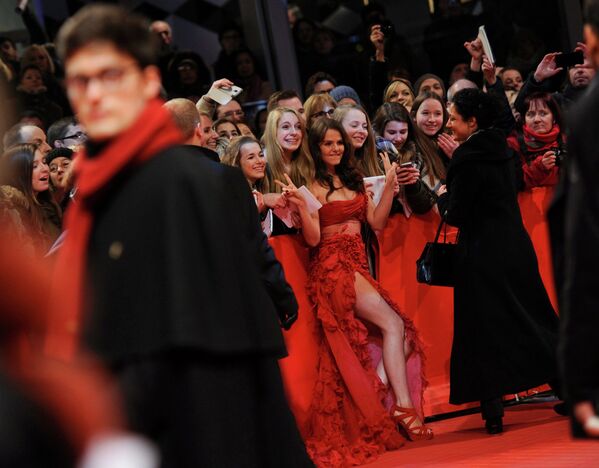 Актриса Руби О. Фи на церемонии закрытия 65-го Берлинского международного кинофестиваля
