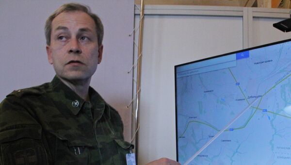 Заместитель командующего ополчением ДНР Эдуард Басурин. Архивное фото