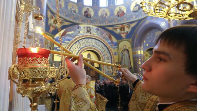 Освящение храма Нерукотворного образа Христа Спасителя в Имеретинской долине в Сочи