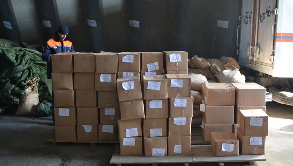 Куряне подготовили для отправки в Донбасс почти 5 тонн гумпомощи