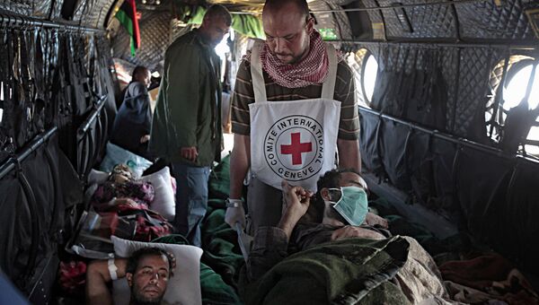 Эвакуация раненых в Ливии
