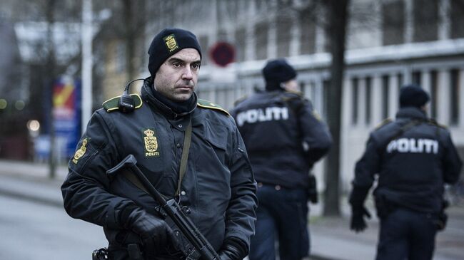 Полиция в Копенгагене. Архивное фото