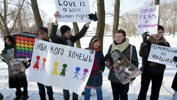 Первый разрешенный пикет в поддержку прав сексуальных меньшинств в Минске