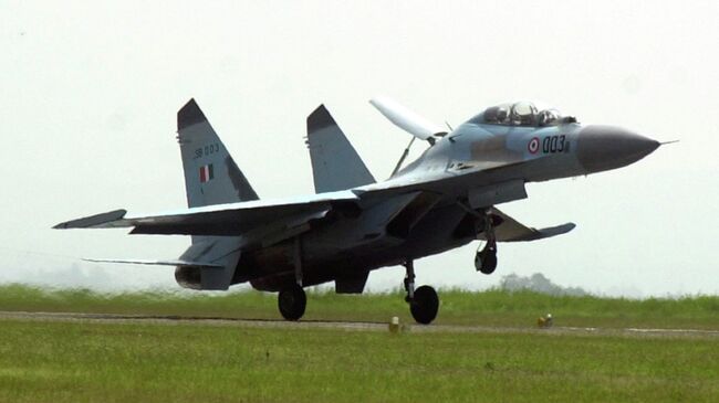 Истребитель Су-30МКИ ВВС Индии. Архивное фото