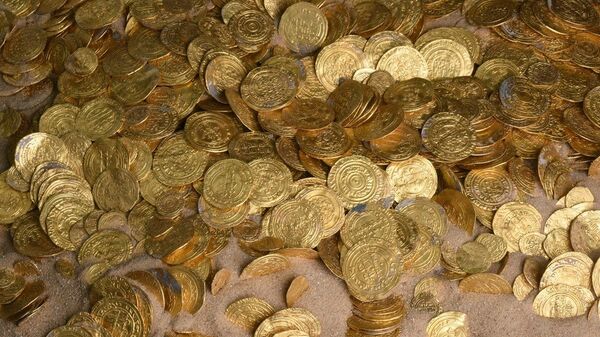 Самый большой в истории Израиля клад золотых монет