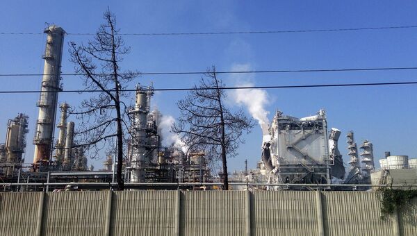Взрыв на заводе ExxonMobil в Калифорнии