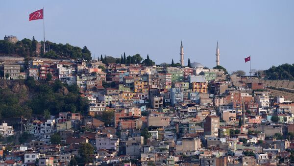 Вид на город Измир. Турция