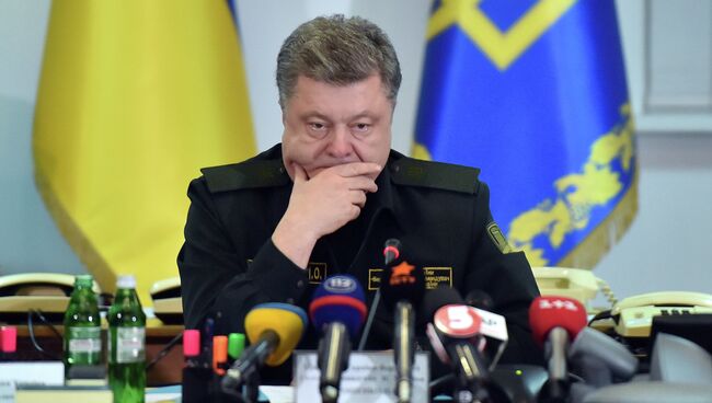 Президент Украины Петр Порошенко, архивное фото