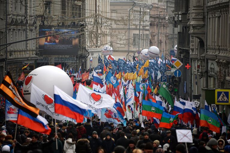 Шествие и митинг движения Антимайдан