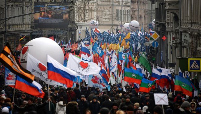 Шествие и митинг движения Антимайдан