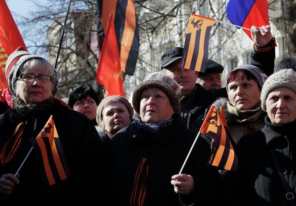 Митинг движения Антимайдан в Симферополе