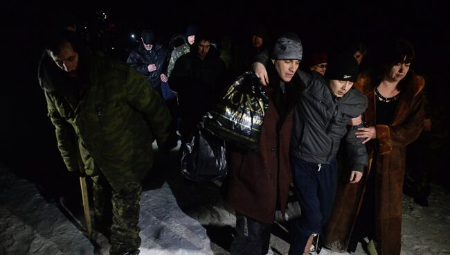 Обмен пленными между военными ДНР, ЛНР и украинскими силовикам. Архивное фото