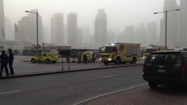 Пожар в небоскребе The Torch в Дубае, 21 февраля 2015