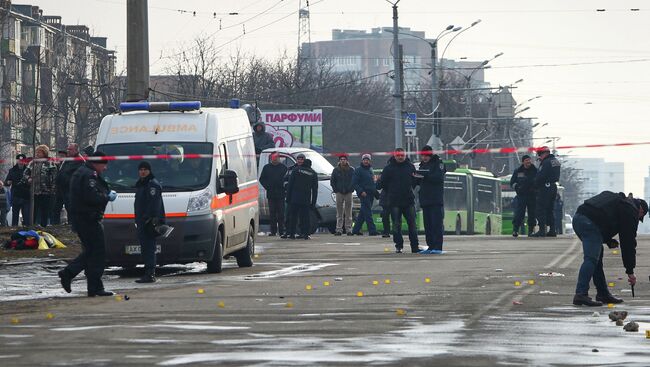 В Харькове во время шествия прогремел взрыв