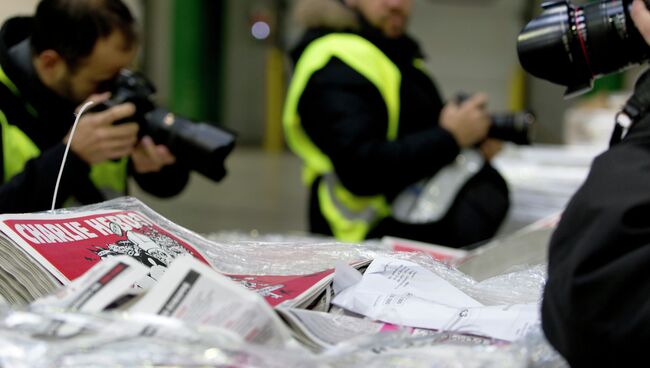 Номер Charlie Hebdo. Архивное фото