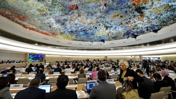 Заседание Совета по правам человека ООН. Архивное фото