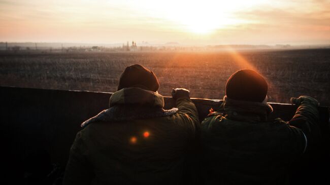 Ополченцы ДНР в Донецкой области. Архивное фото