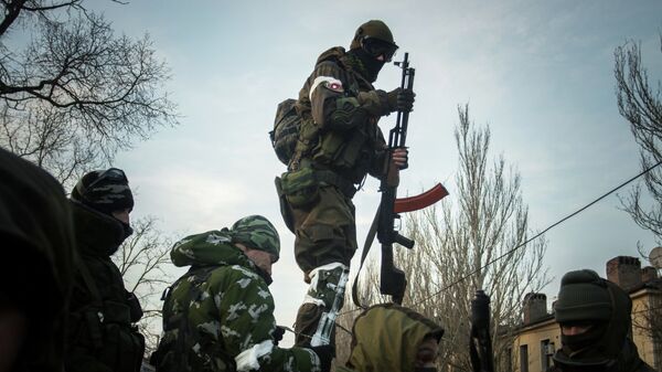 Ополченцы ДНР в Донецкой области. Архивное фото