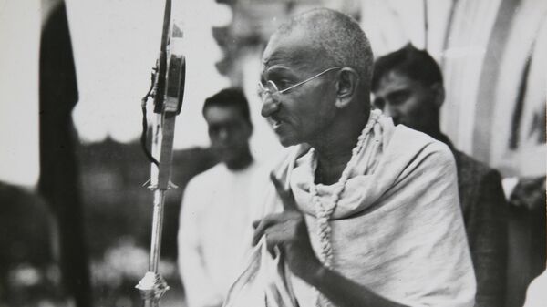 Один из руководителей и идеологов движения за независимость Индии от Великобритании Махатма Ганди