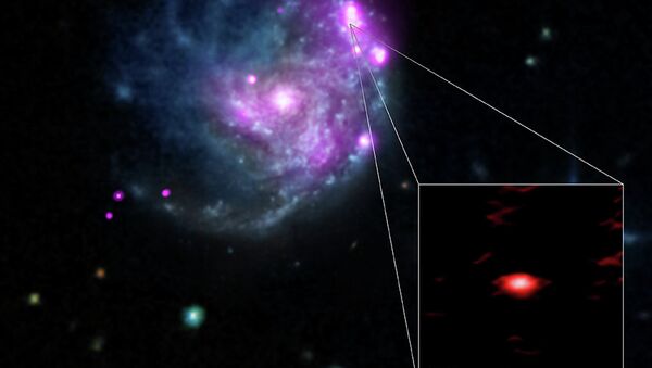 Галактика NGC2276 и черная дыра промежуточной массы