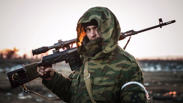 Ополченец Донецкой народной республики (ДНР). Архивное фото
