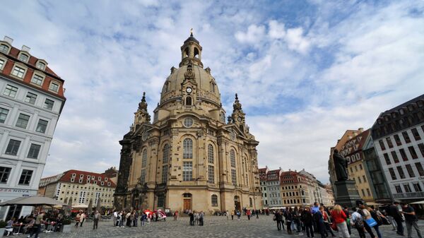 Вид на Дрезден. Архивное фото