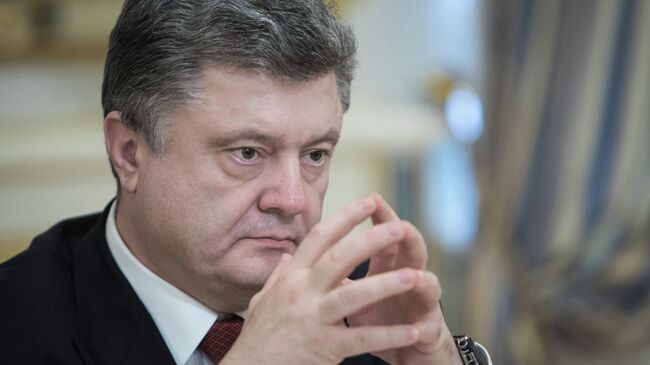 Президент Украины Петр Порошенко. Архивное фото