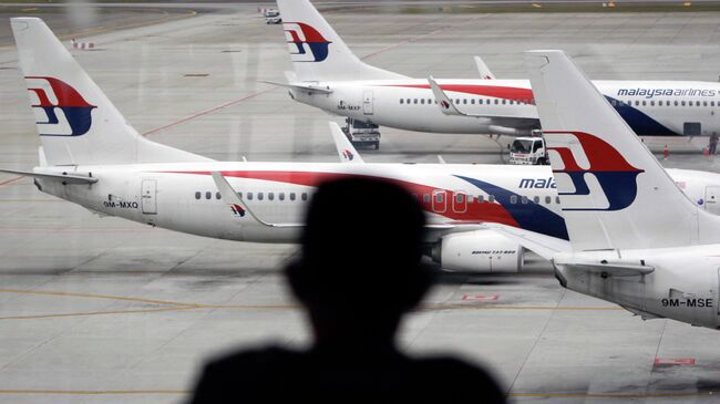 Самолеты авиакомпании Malaysia Airlines. Архивное фото