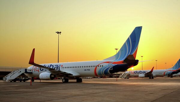 Самолеты авиакомпании flydubai. Архивное фото.