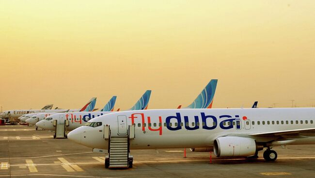 Самолеты авиакомпании flydubai. Архивное фото