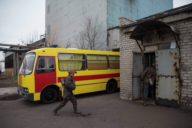 Ситуация на шахте имени Засядько в ДНР