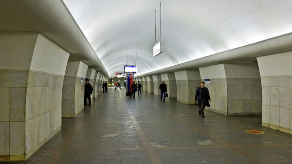 Станция метро Октябрьская Калужско-Рижской линии. Архивное фото