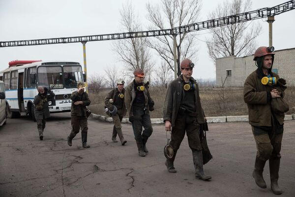 Ситуация на шахте имени Засядько в ДНР
