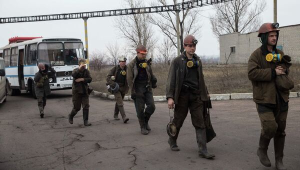 Ситуация на шахте имени Засядько в ДНР