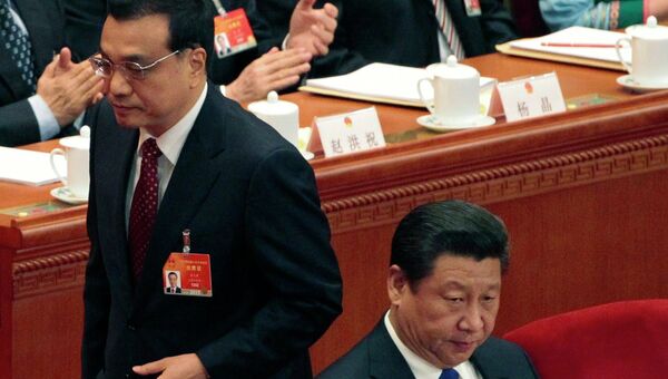 Премьер Госсовета КНР Ли Кэцян и Председатель КНР Си Цзиньпин