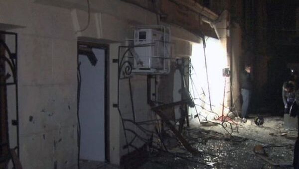 На месте взрыва в жилом доме в Одессе