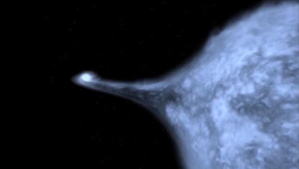 Последние мгновения жизни белого карлика, катапультировавшего звезду  US 708 из Галактики