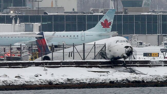 ЧП с самолетом McDonnell Douglas MD-80 в Нью-Йорке