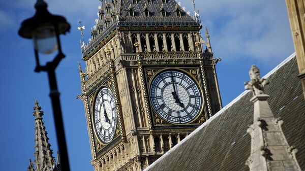 Крыша Вестминстерского дворца в Лондоне, где заседает парламент Великобритании. Архивное фото